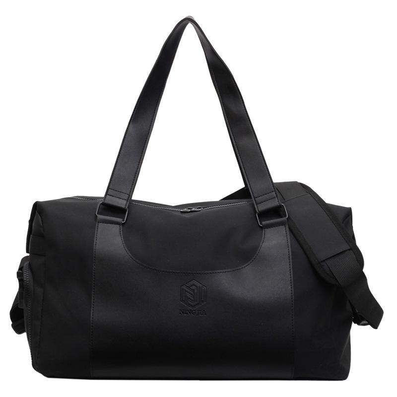 Large-capacity short-trip travel bag for women, lightweight hand luggage storage bag for men, dry and wet separation yoga sports fitness bag