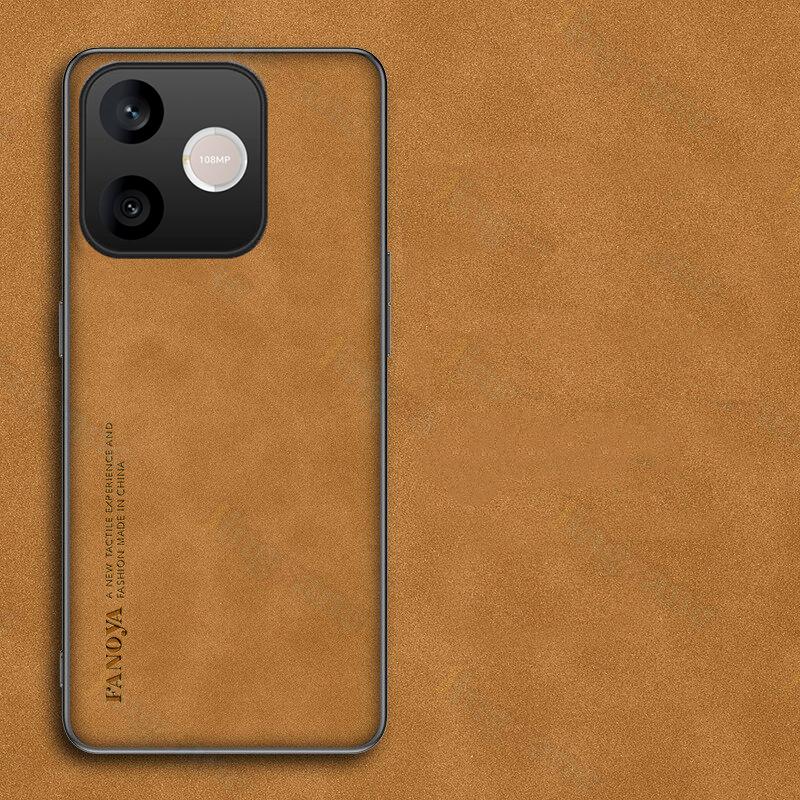 Чехол для Honor 600 Lite Матовый Мягкий Винтажная Кожа Противоударный Для Honor 600 Lite Задняя Крышка