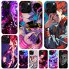 Huner X-Hunters Hisoka Мягкий чехол для телефона Для IPhone 11 17 Air 16E 16 Pro Max 15 + 14 Plus 13 Mini 12 Apple 7 SE 8 Fundas Coque 11