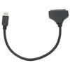 Адаптер USB на SATA Скорость передачи 6 Гбит/с АБС для 2,5-дюймовых HDD SSD 7-15 мм со светодиодным индикатором для Windows