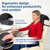 AS60-Office Chair Backrest Cushion Ergonomic Headrest Memory Foam Neck Waist Support Gaming Sleeping Pillow Nap