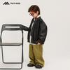 Кожаная осенняя куртка для мальчиков 'Сказка' 2025 - Стильная и крутая верхняя одежда для больших мальчиков