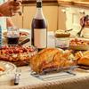 Регулируемая подставка для жарки курицы Складная решетка для жарки курицы Решетка для жарки индейки Грили