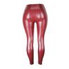 Женские брюки из искусственной кожи, эластичные, обтягивающие, с высокой талией, глянцевые, мягкие, дышащие, корректирующие фигуру, утягивающие живот, однотонные, для вечеринок в ночном клубе