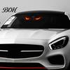 Car Enthusiast Lighting Gear Solar Devil Eyes Light for Windshield, Magnetic Installation Window Warning Sign with Three Night Driving Atmosphere Lamp