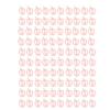 100pcs Cute Paper Clips Rust Proof Plating Prevent Slip Decorative Fruit Shape Paperclips for Document Drawing Paper
