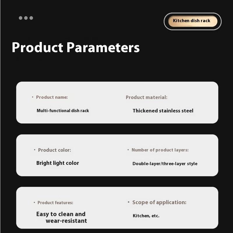 В наличии Кухонная полка для хранения из нержавеющей стали 304 Полка для тарелок и сушки Многофункциональная полка для тарелок Хранение тарелок и палочек для еды
