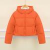 Hooded short cotton clothes women's winter thickened bread clothes small loose coat women's cotton-padded clothes new