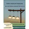 Перезаряжаемые светодиодные кемпинговые гирлянды Lu Lin: Супер яркий, Долгое время работы от батареи, Аварийная подвесная лампа для палаток и кемпингов на открытом воздухе.