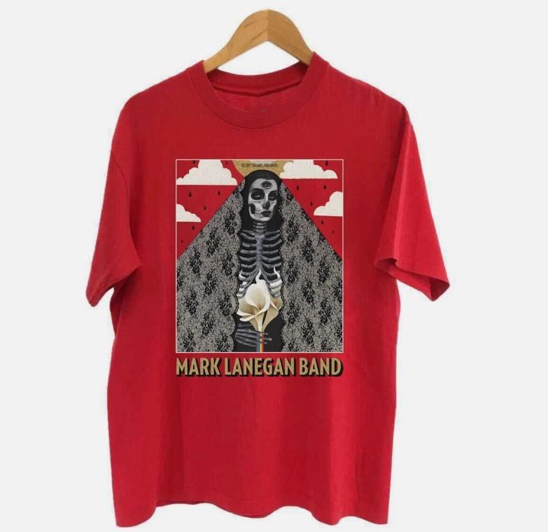Mark Lanegan Band Phantom Radio Red T Shirt All Size Unisex T-Shirt