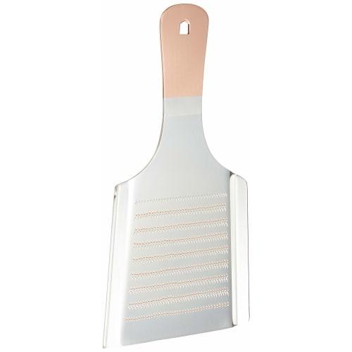 Shinko Metal (Sinkoukinzoku) Hogdseirrs Shinko Metal Pure Copper Handmade Double-Sided Grater, Size 4, Shinkodo Onkochishin 0-4 Bronze, Product Dimens