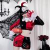 Костюм на Хэллоуин для взрослых Зловещий Клоун Цирковой Костюм для выступлений Сексуальный Косплей Женский