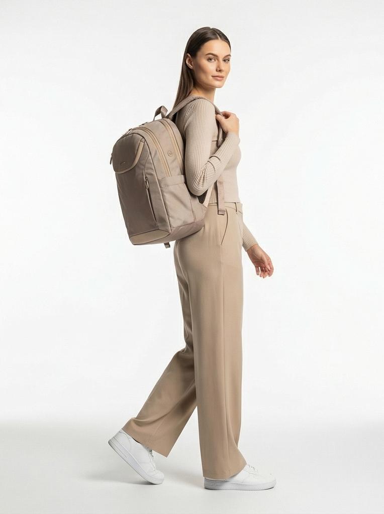 Wings Multifunctional Women' Backpack Skylark Beige