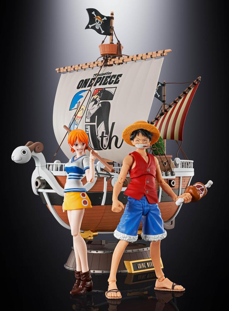 TAMASHII NATIONS Chogokin ONE PIECE Going Merry PIECE Anime 25th Anniversary Memorial 280 мм окрашенная подвижная фигурка - ONE Edition - прибл.