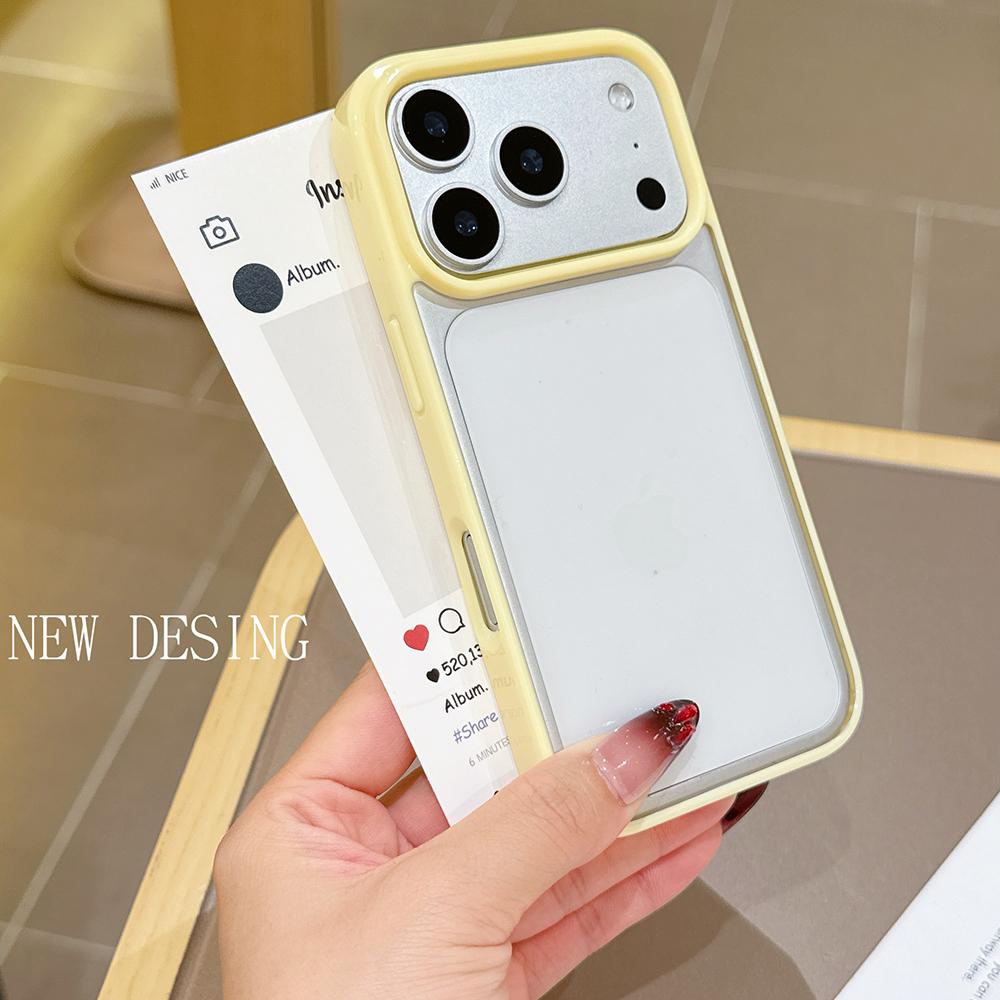 Милая Девушка Конфетный Цвет Гибридный Чехол Для iPhone 17 16 15 14 13 12 Pro Max Plus Прозрачный Силикон Мягкий Корпус Ударопрочный Жесткий Поликарбонатный Чехол