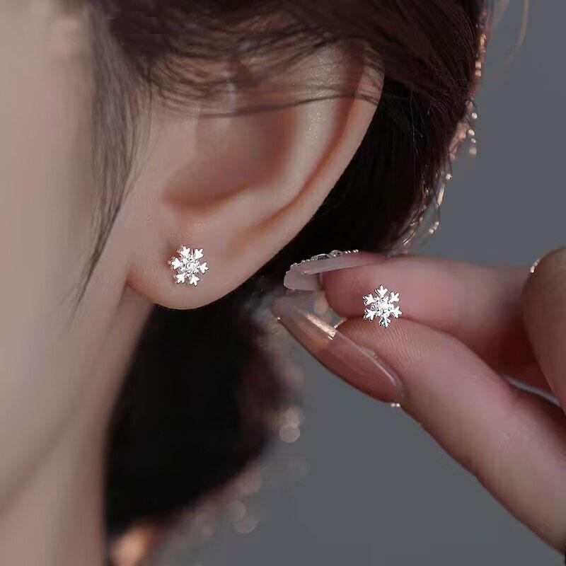 Иглы для ушей из стерлингового серебра S925, новые темпераментные простые и маленькие серьги-пусеты, женские серьги, серьги для пирсинга ушей, серьги, предотвращающие блокировку, ювелирные изделия