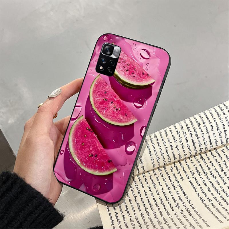 Phone Case For Xiaomi Redmi note 14 Pro 14 13 12 11 10 Pro 14S 12S 11S Redmi 14C 13C 10 Lemon strawberry watermelon