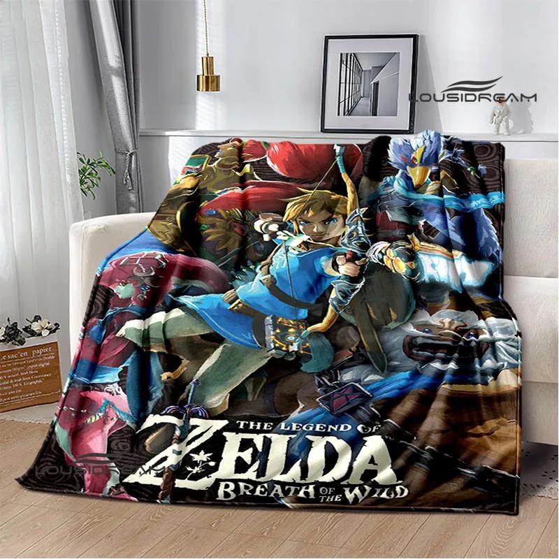 3D Z-Zeldas Cartoon blanket Warm Flannel blankets Soft and comfortable blanket Home Travel Blankets bed linings Birthday Gift