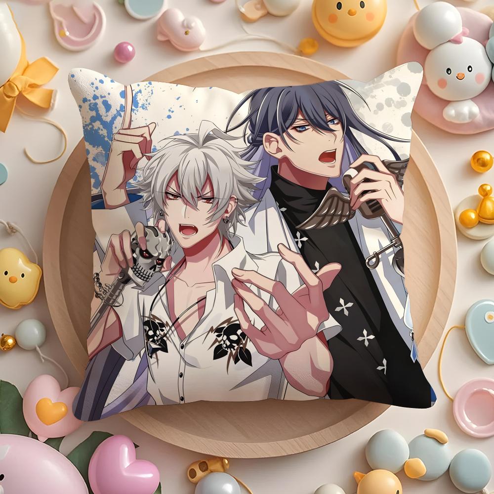 Чехол для подушки с принтом H-Hypnosis Mic, для дома и автомобиля, многоцелевой, двусторонний, мягкий и прочный, для повседневного использования