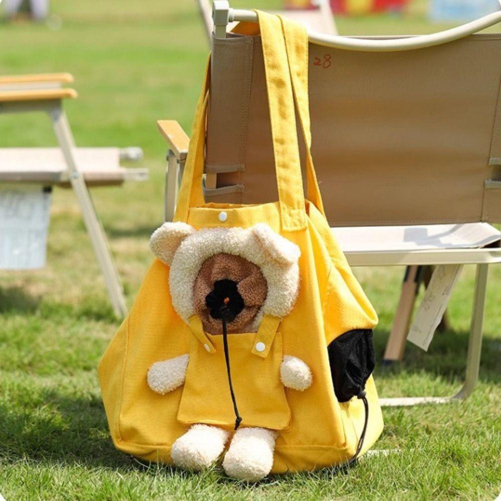 Портативная дорожная сумка для питомца Дышащая сумка для питомца для улицы Практичная сумка-переноска для кошки Пеший туризм