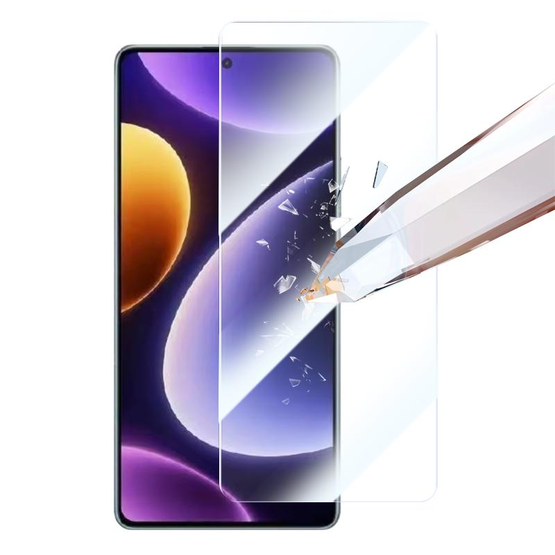 RURIHAI 10 шт. Защитная пленка для экрана для Xiaomi Poco F6 Pro 5G/K70 5G/K70 Pro 5G 2.5D HD Прозрачная Пленка из высокоалюминиево-кремниевого стекла