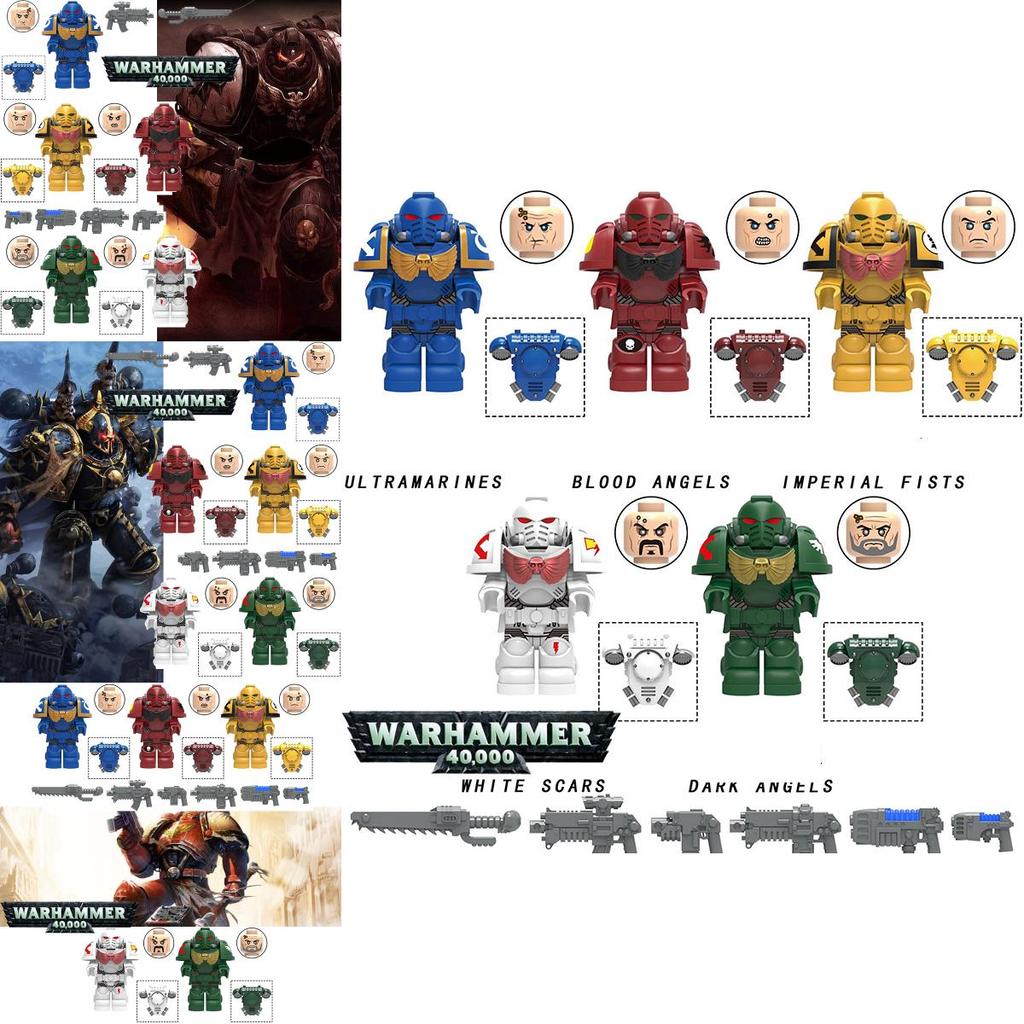 My601-605 Набор детских игрушек-конструкторов Ultimate Warrior Empire Fist