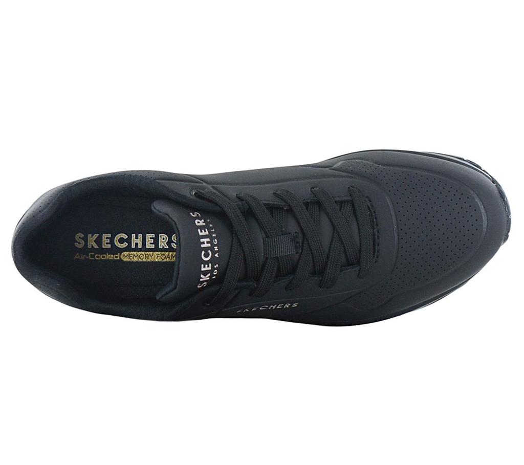Skechers Uno - Stand on Air - Женские кроссовки черные 73690-BBK ORIGINAL