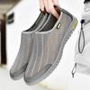 Летняя новая мода удобная дышащая сетчатая обувь для мужчин модная круглая нескользящая мягкая подошва сетка универсальная повседневная обувь