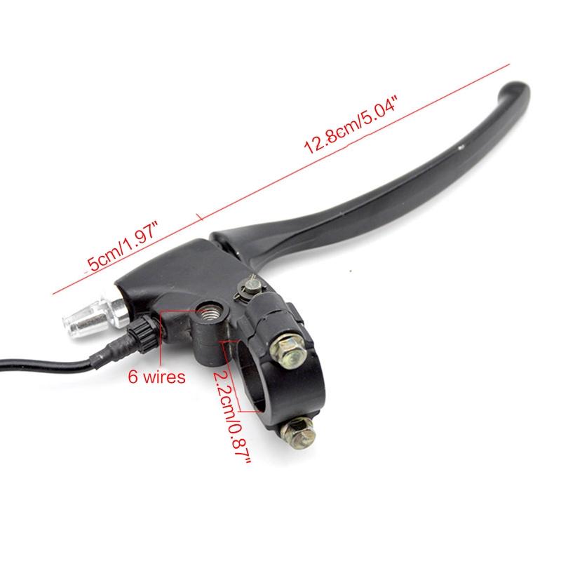 1 пара велосипедных тормозных ручек с 2-проводным тормозным рычагом, левая и правая рукоятки