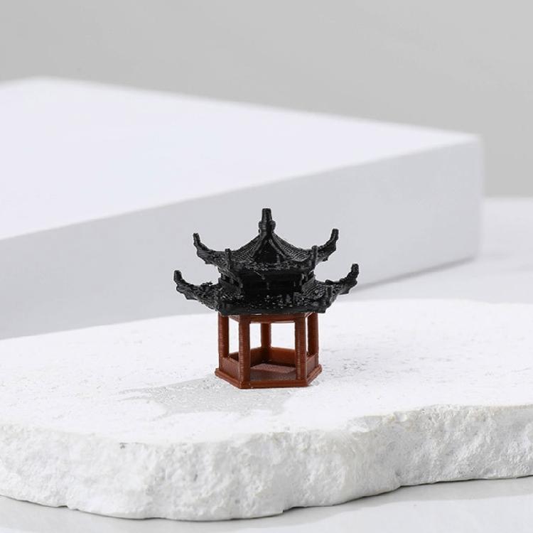 Миниатюрные статуи пагод Художественные китайские культурные постройки 3D-модели Безопасное и дружелюбное к природе украшение