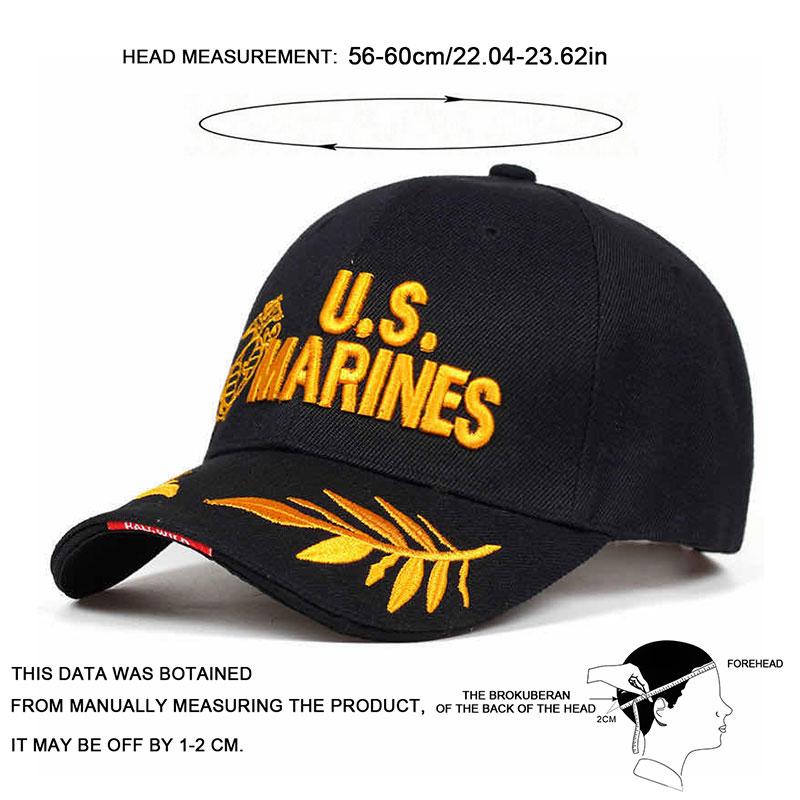 Letter Embroidery Tactical Baseball Hat Student Outdoor Training Army Cap Cotton Adjustable Military Hats Sunscreen Caps Gift