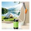 Portable Camping Shower Pump, Outdoor Handheld Shower with LED Display, 2 Water Flow Modes, Low Noise Water Pump for Camping, Hiking
