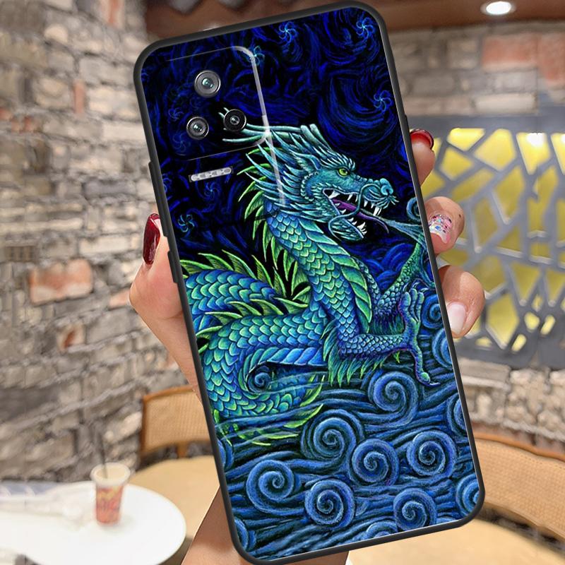 Legendary Dragon Case For Xiaomi 14 Ultra 15 13 11T 12T 13T 14T Pro POCO X3 X5 X6 X7 Pro M6 F5 F6 Pro Cover