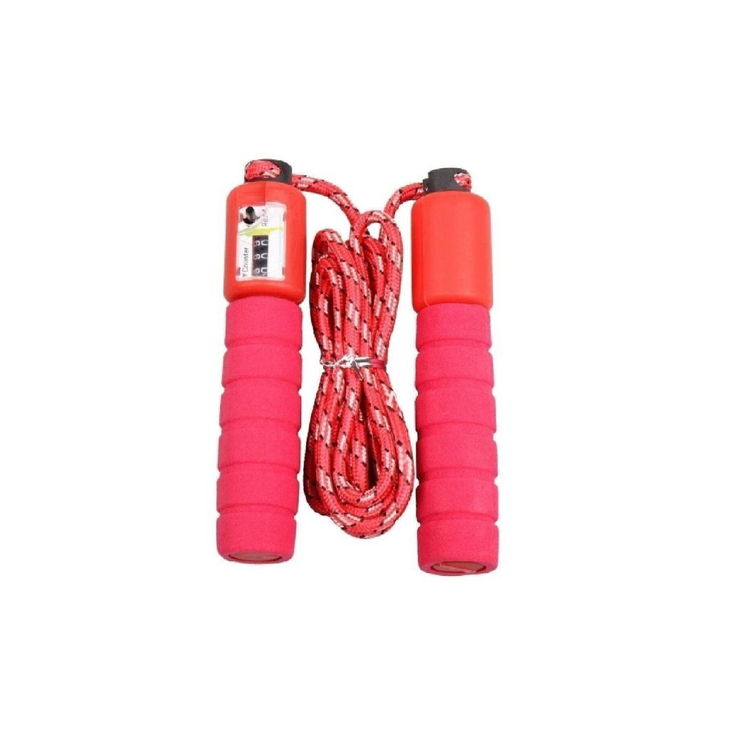 Красная регулируемая детская игровая скакалка - спортивная веревка
