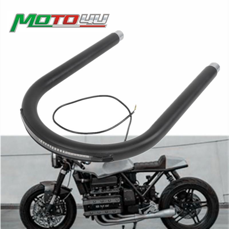 Для мотоцикла BMW K100 K100LT K100RS K100RT серии K Задний багажник Держатель Опора Рамка петли подседельного штыря Рамка с полосой светодиодного света
