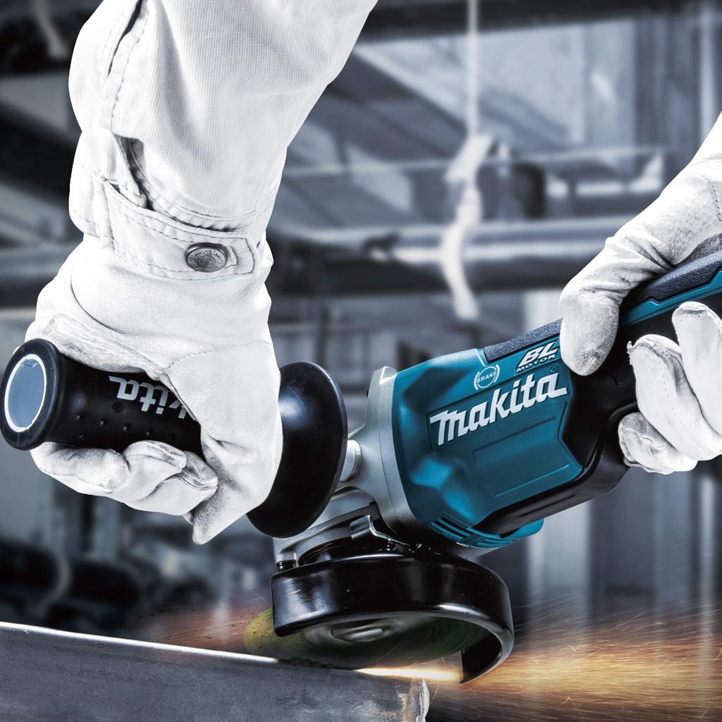 Makita GA420DZ 100mm Rechargeable Disc 18V and Case Sold Grinder, (Battery, Charger, Separately)