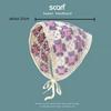 Little Daisy Headscarf Hat Multicolor Hair Band Triangular Turban Scarf  for Spring Summer Outdoor