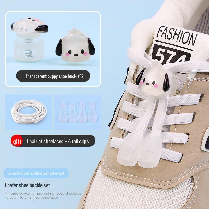 Детская пряжка для обуви без завязок с рисунком из мультфильма - декоративная застежка-пружинка