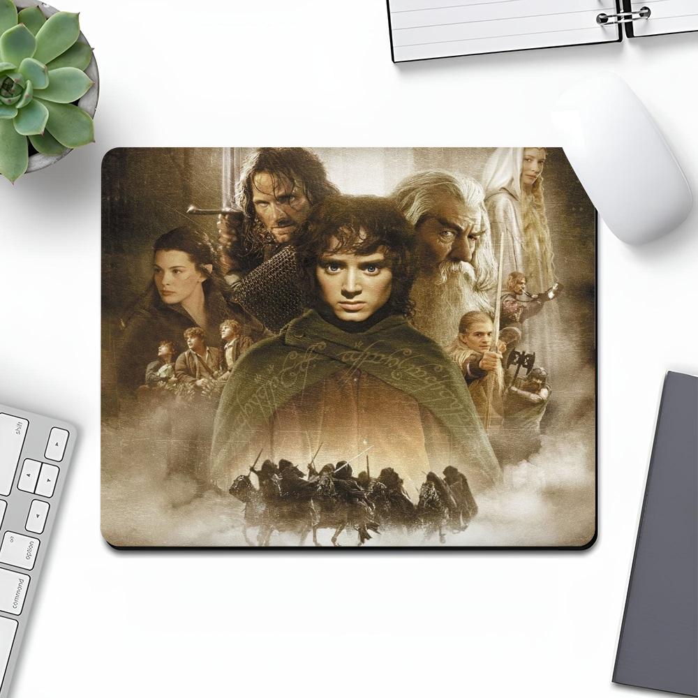 Коврик для мыши L-LordS of the R-Rings Арт Игровой Геймер Маленький Резиновый Заблокированный Край Большой Компьютерный Модный Коврик для Мыши Ноутбук Настольный Коврик