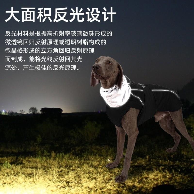 Warm Winter Dog Coat Waterproof Thick Cotton Pet Jacket Outdoor Use In Cold Weather