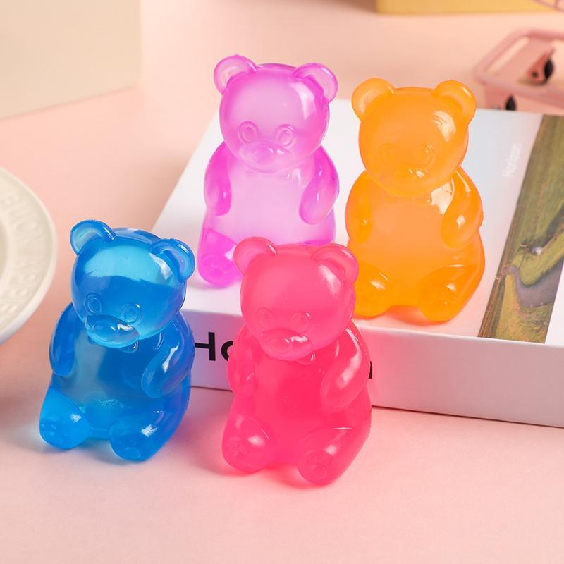 Мишка Little Squishy Симуляция Сквиши Мишка Мягкая Игрушка-Антистресс Сувениры для Вечеринки Подарки Аксессуары для Рабочего Стола Подарки на День Защиты Детей
