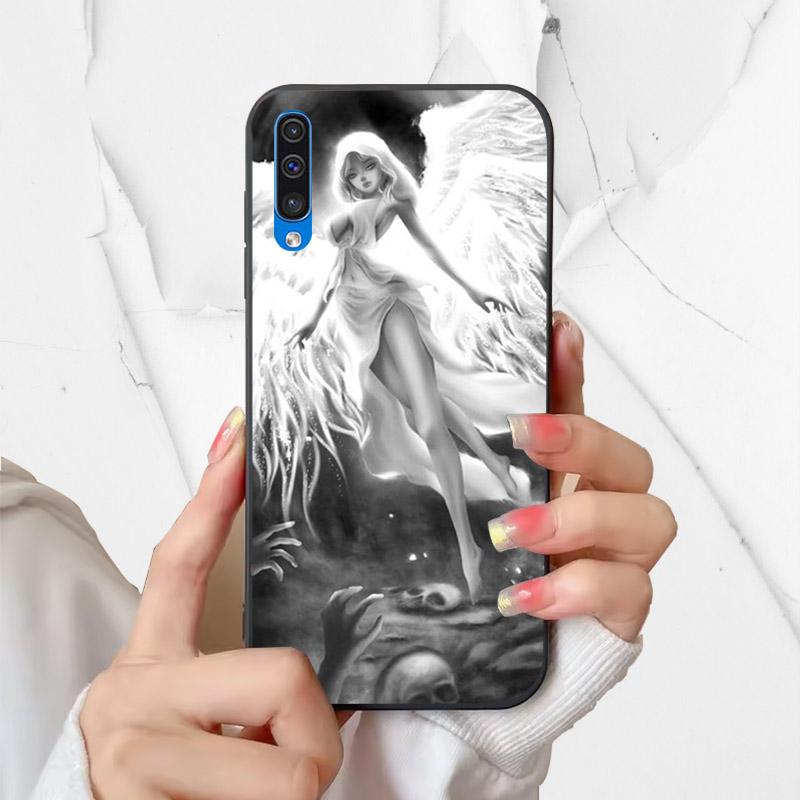 Для Samsung Galaxy A50 A50s Чехол Модная Расписная Мягкая Силиконовая Накладка Чехол для Телефона Для Samsung A50 A 30 50 S Galaxy A30s Fundas