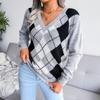 BITCED European and American Autumn and Winter New College Style Diamond Casual Jumper Women's Clothing