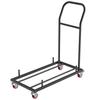 VEVOR Folding Chair Dolly, Iron Commercial Cart with 12 Chairs Capacity, Folding Chairs Rack Trolley with 4 Casters