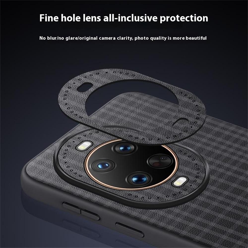 For Huawei nova 14 Pro 5G Case Plaid Texture PU Leather + TPU Protective Phone Cover