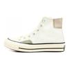 Converse 1970-е Chuck Taylor All Star Удобные и простые Устойчивые к истиранию Высокие холщовые Унисекс Белые