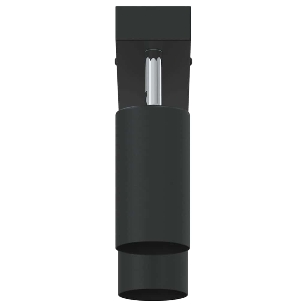 Black Ceiling Spotlights with Adjustable Spotlights 26 x 6 x 16 cm Metal