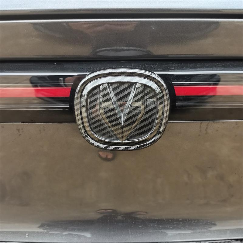 Черные заглушки и чехлы на руль для логотипа автомобиля Changan UNIV