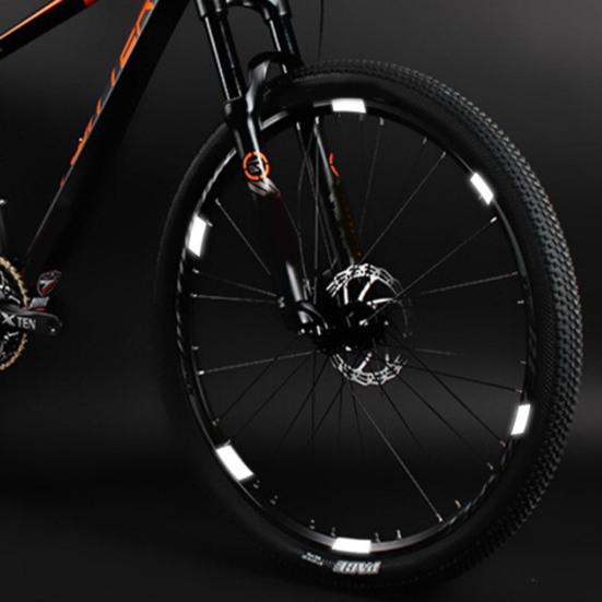 12 шт./компл. прочные велосипедные светоотражающие ленты, привлекательная износостойкая велосипедная лента для ночного безопасности, отражающая пленка