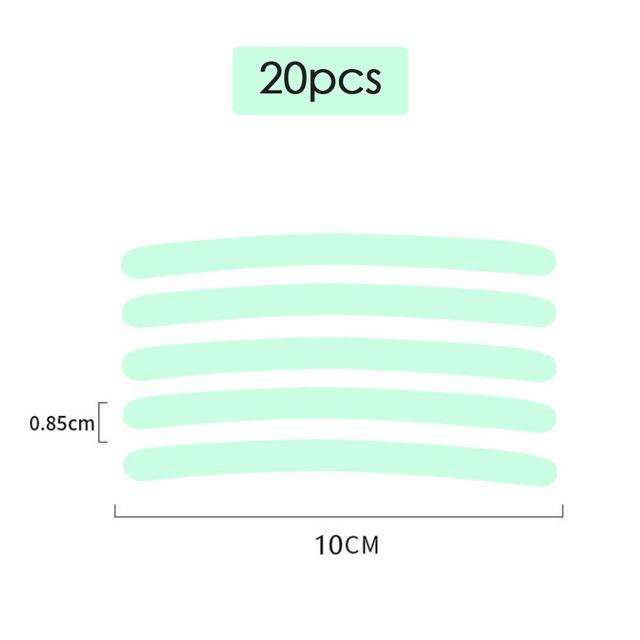 5/20 шт. Светоотражающая наклейка на ступицу колеса автомобиля, светоотражающие полосы на обод шины, светящаяся наклейка для ночной езды, аксессуары для стайлинга автомобиля
